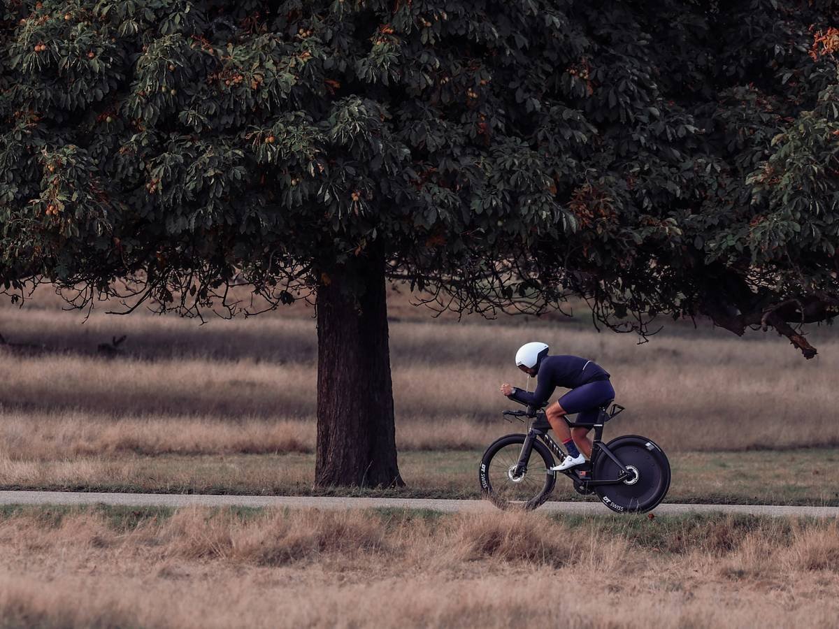 Triathlete training
